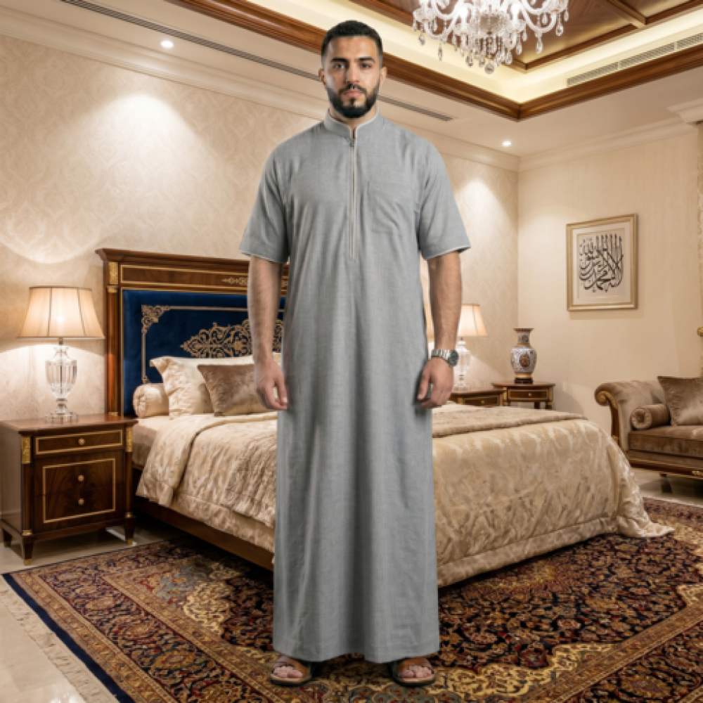 قميص رجالي نص كم صيفي - راكز