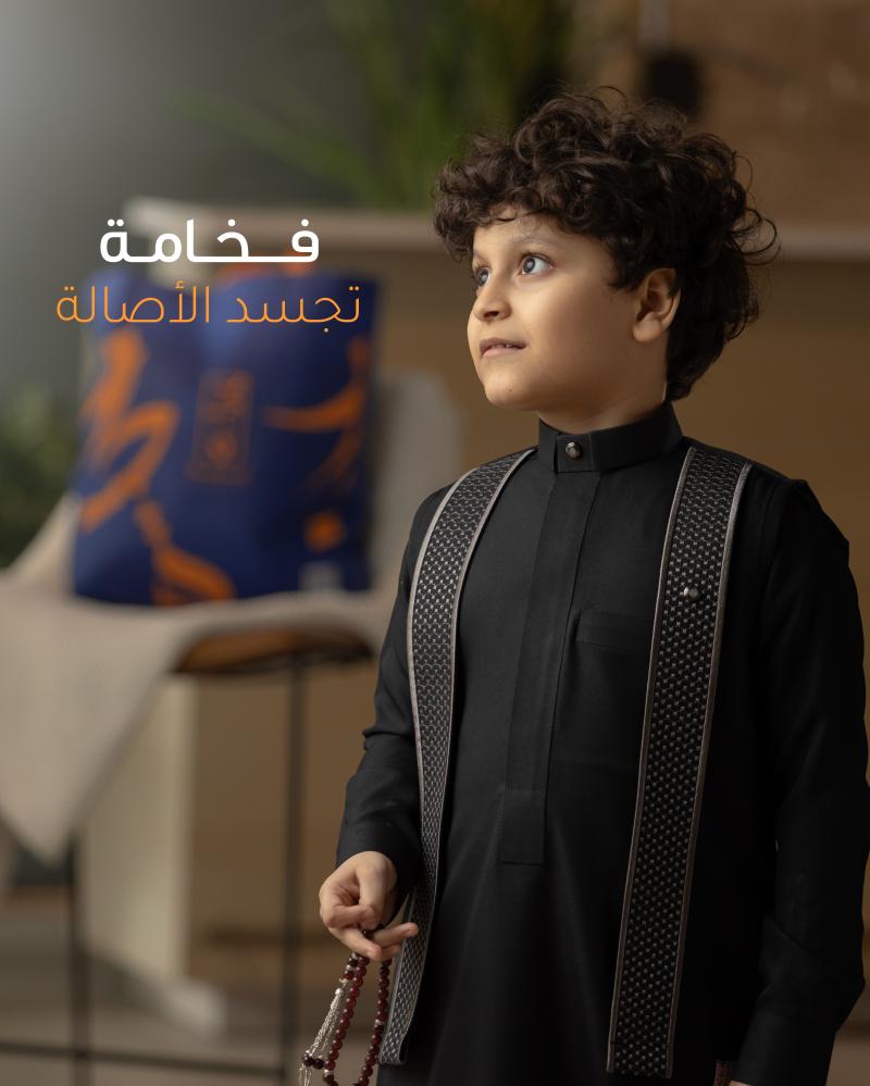 سديري لثوب العراقة (أسود) بدون ثوب
