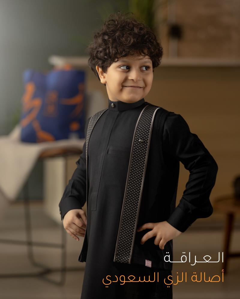 سديري لثوب العراقة (أسود) بدون ثوب